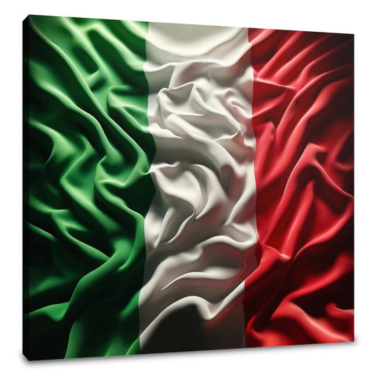 Italian Flag Resonance Canvas - Main Image