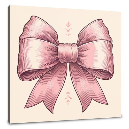 Delicate Bow Canvas - Main Image