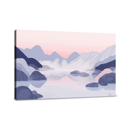 Tranquil Mountain Springs Canvas - Main Image