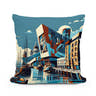 Liverpool Merseyside Maritime Modernism Cotton Cushion - Main Image