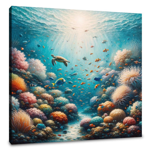 Ocean Depths Art Canvas - Main Image