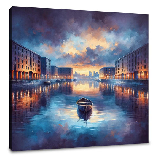 Albert Dock Reverie Canvas - Main Image