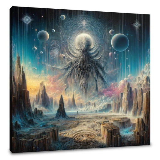 Nyarlathotep's Descent Canvas - Main Image