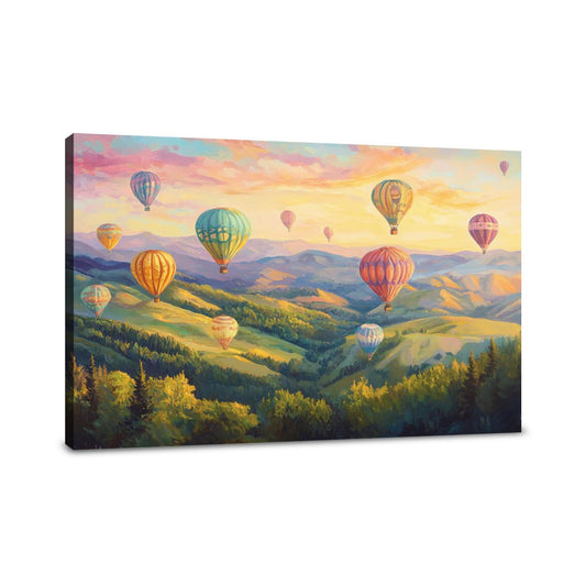 Whimsical Balloon Dream Canvas - Main Image