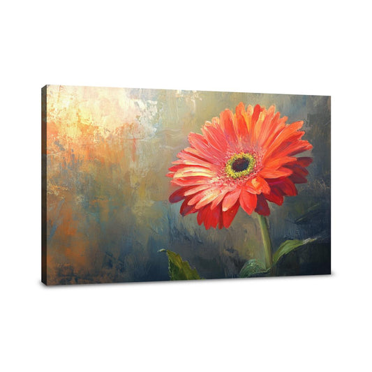 Gerbera in Light Canvas - Main Image