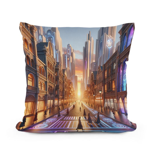 Dusk Fusion Boulevard Cotton Cushion - Main Image