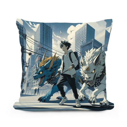 Metropolitan Beast Companions Cotton Cushion - Main Image