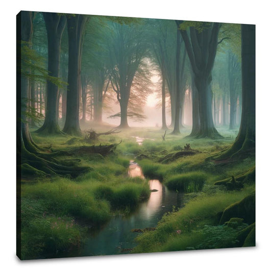 Dawn Forest Haven Canvas - Main Image