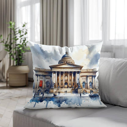 Liverpool Walker Gallery Cotton Cushion - Secondary Image 4