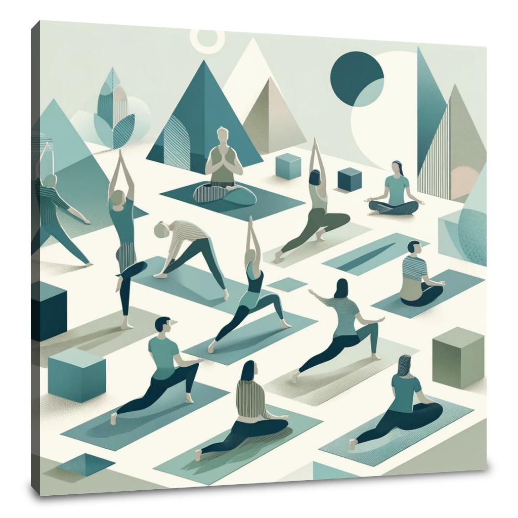 Yoga Serenity Canvas - Main Image