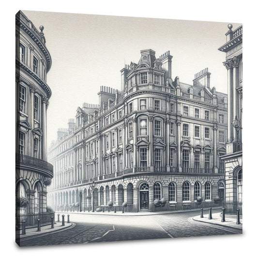 Newcastle Grey Street Classic Elegance Canvas - Main Image