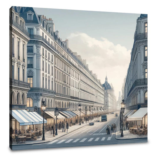 Rue de Rivoli Paris Canvas - Main Image