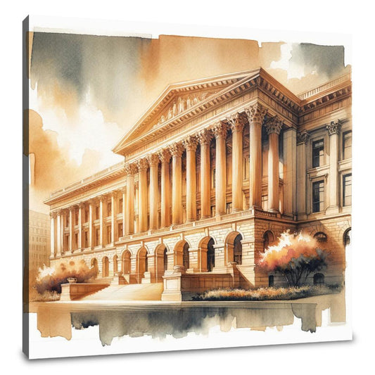 Courthouse of Tradition Canvas - Main Image
