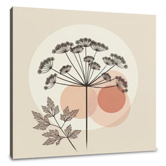 Elegance in Silhouette: Anthriscus Canvas - Main Image