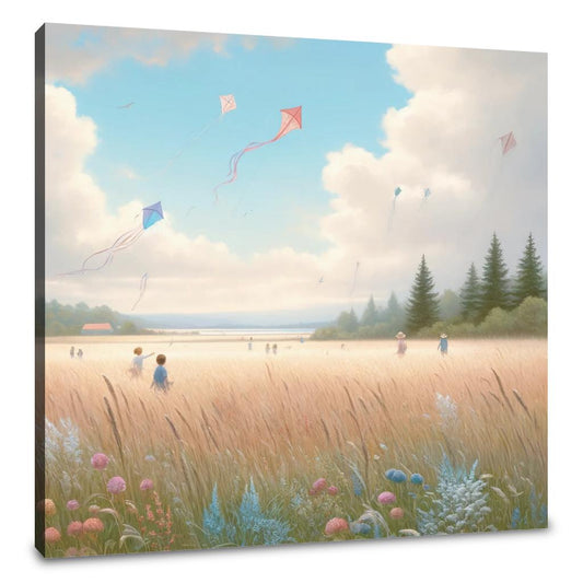 Kite Flyers Canvas - Main Image
