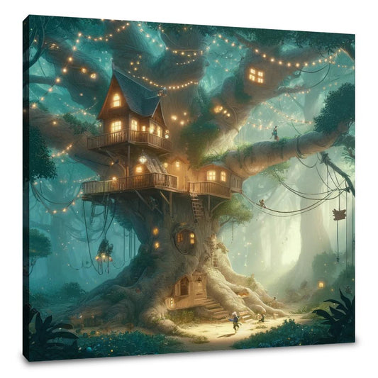 Enchanted Treehouse Canvas - Main Image