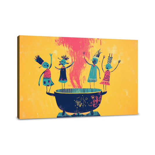Dancing Steam Canvas - Main Image