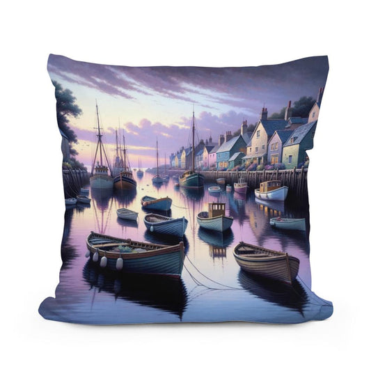 Twilight Harbor Cotton Cushion - Main Image