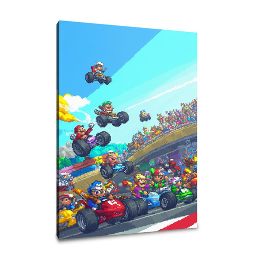 Turbo Kart Racing Canvas - Main Image