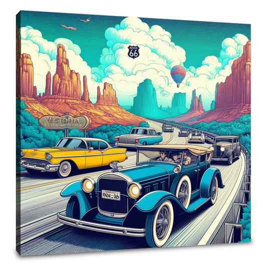 Retro Road Trip Canvas - Main Image