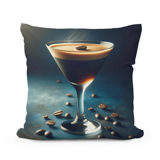 Midnight Espresso Cotton Cushion - Main Image