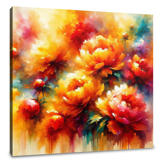 Eternal Peony Canvas - Main Image