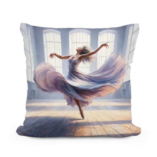 Joyous Spin Cotton Pillow - Main Image