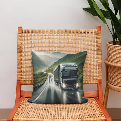 Highland Rain Drive Cotton Cushion - Secondary Image 2