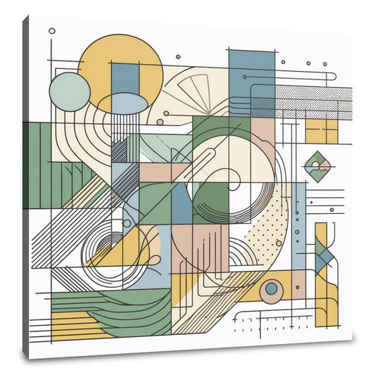 Harmonious Shapes Canvas - Main Image