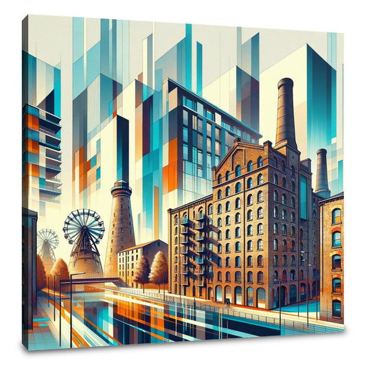 Manchester Ancoats Evolution Canvas - Main Image