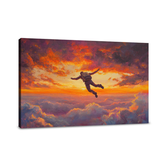 Skydiver’s Dawn Canvas - Main Image