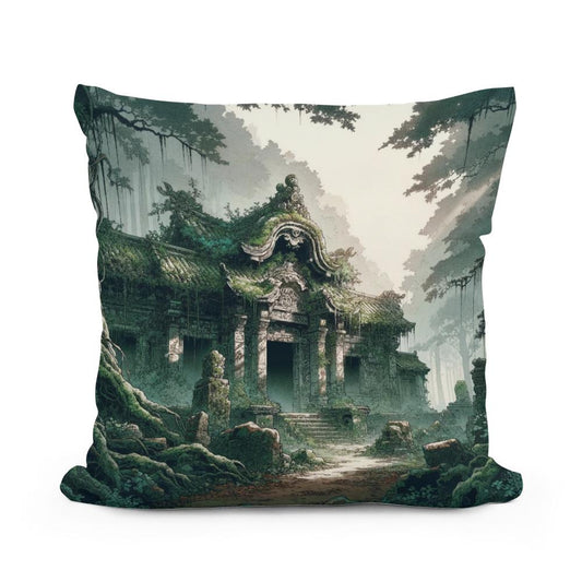 Forgotten Temple Cotton Cushion - Main Image