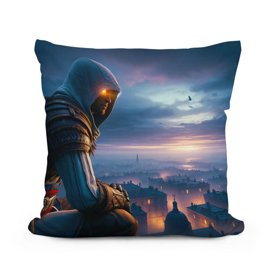 Twilight Vigil Cotton Cushion - Main Image