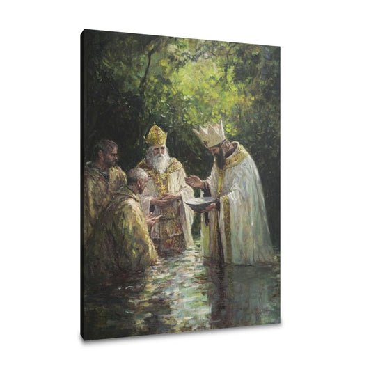 St. Patrick's Baptism Canvas - Main Image