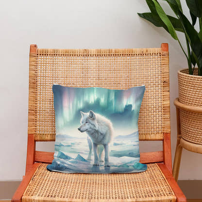 Arctic Solitude Cotton Cushion - Secondary Image 2