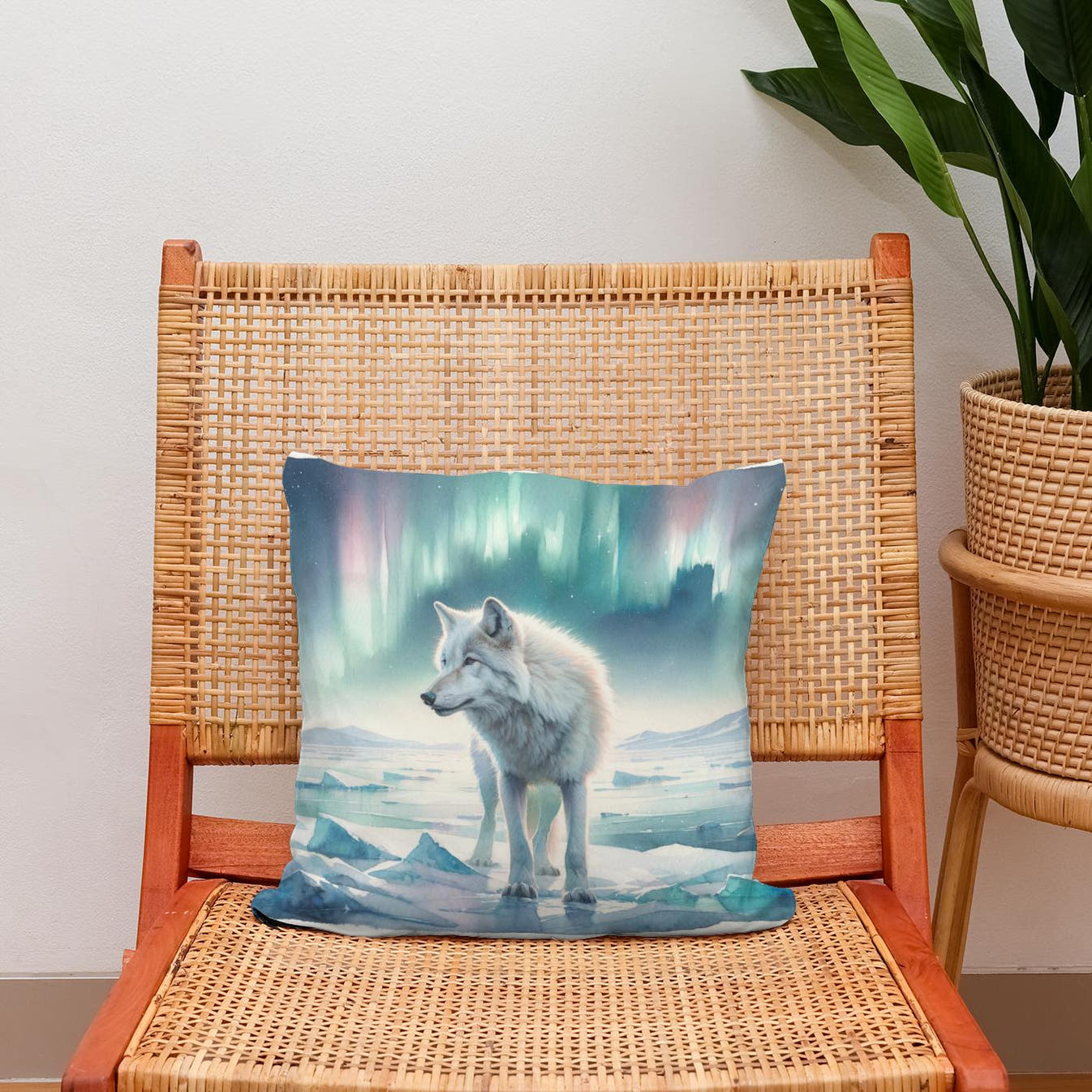 Arctic Solitude Cotton Cushion - Secondary Image 2