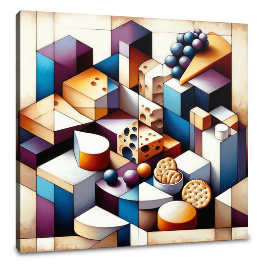 Cheese Platter Geometry Canvas - Main Image