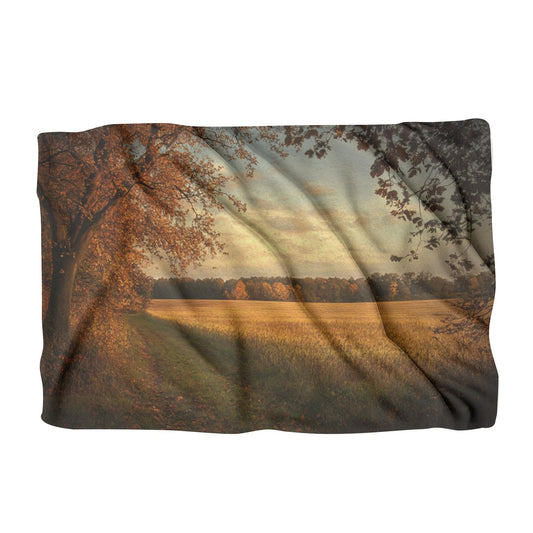 Golden Autumn Dusk Blanket - Main Image