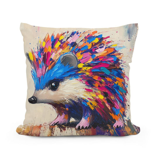 Hedgehog Symphony Cotton Pillow - Main Image
