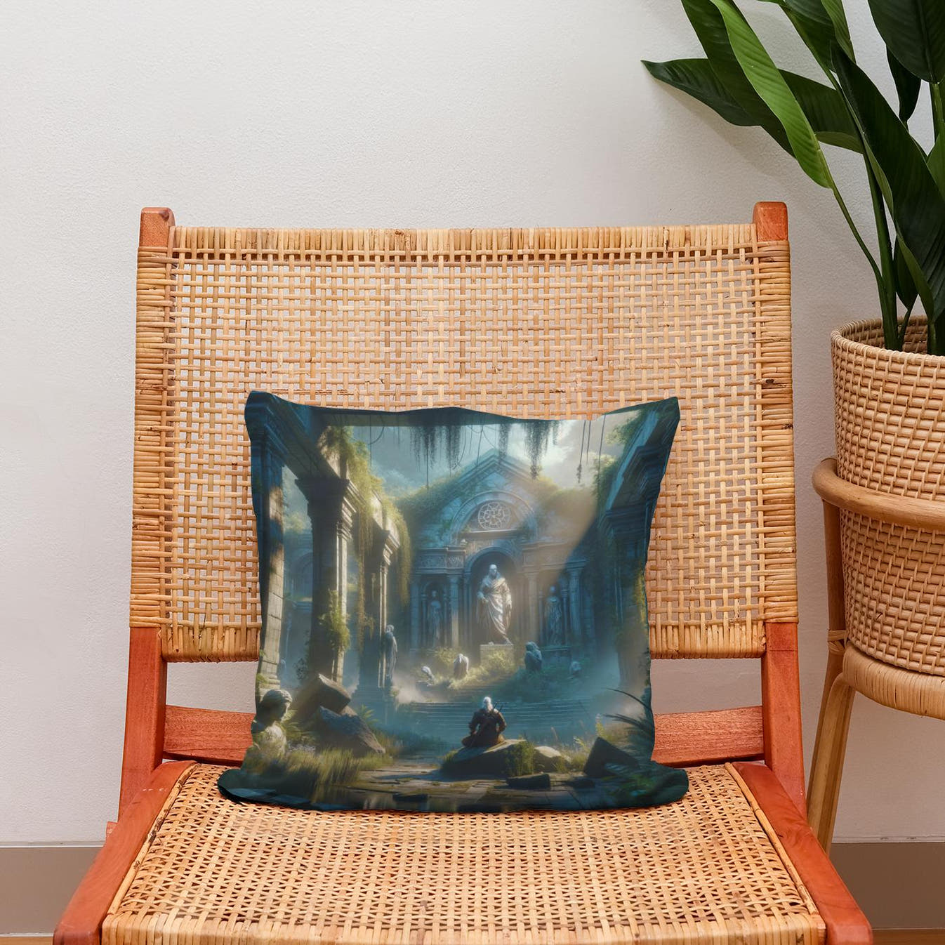 Mystic Realms Echo Cotton Cushion - Secondary Image 2