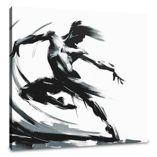 Energetic Silhouette Canvas - Main Image