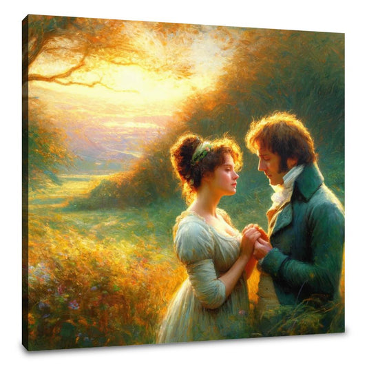 Pride and Prejudice Countryside Love Canvas - Main Image
