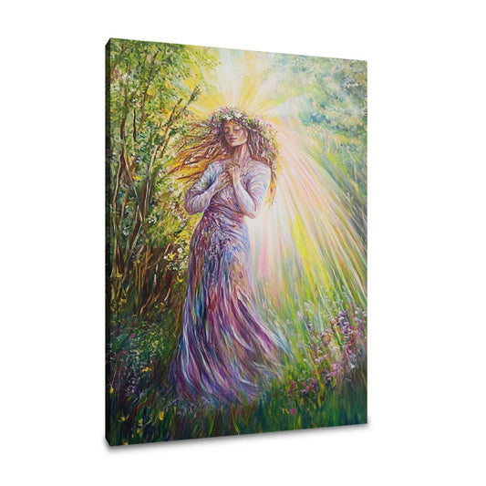 Mother Earth's Awakening Canvas - Main Image