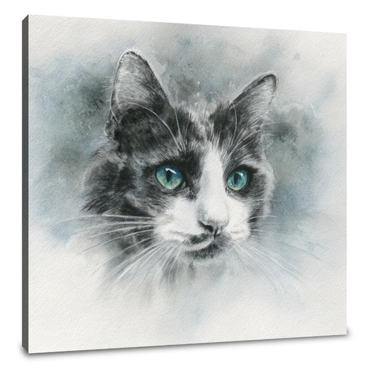 Vivid Eyes Cat Canvas - Main Image