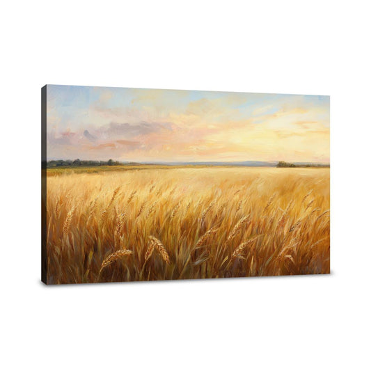 Golden Wheat Sunrise Canvas - Main Image