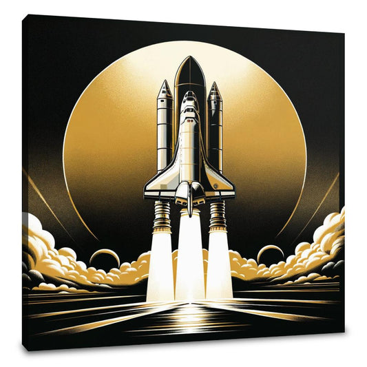Golden Ascent Odyssey Canvas - Main Image