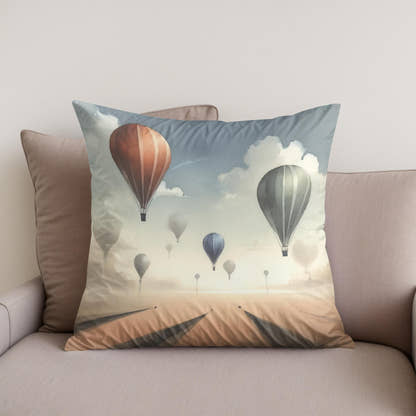 Ascend in Serenity Cotton Cushion - Secondary Image