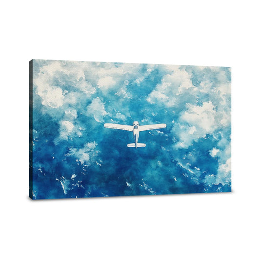 Aerial Sea Journey Canvas - Main Image