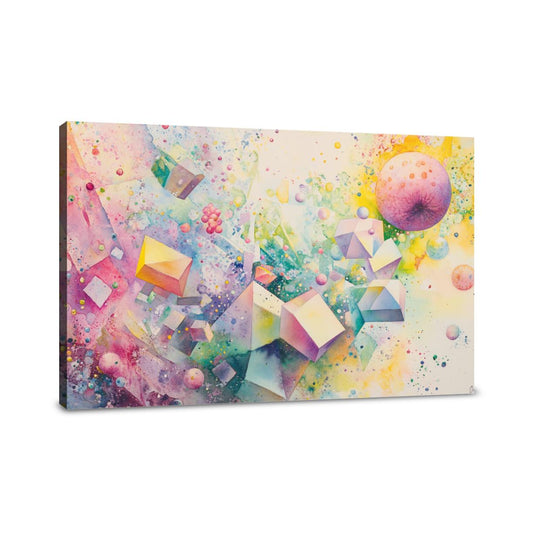 Dream Fruit Geometry Canvas - Main Image
