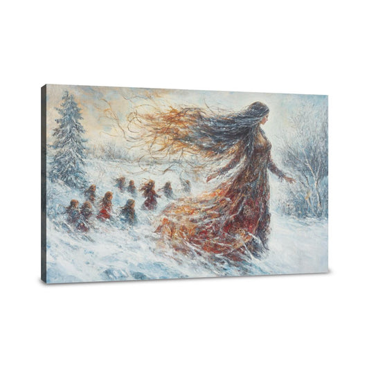 Nordic Mother Goddess Canvas - Main Image